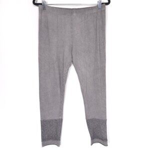 NWT LUUKAA Size US 10 LYRIC Garment Dyed Cotton Jersey Leggings Stone Pants LK 3